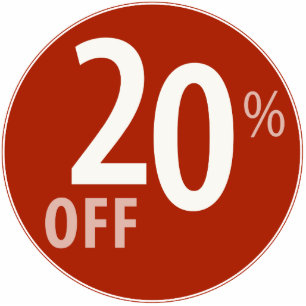Powerful 20% OFF SALE Sign - Ornament