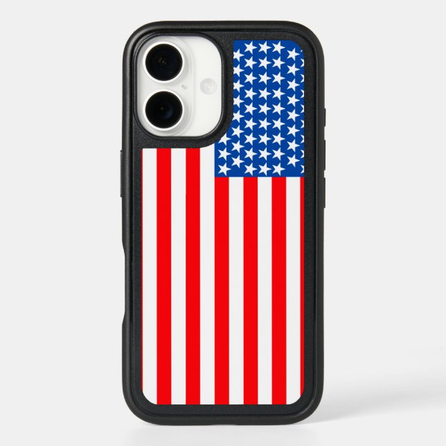 Powerful American Flag Otterbox iPhone Case (Back)