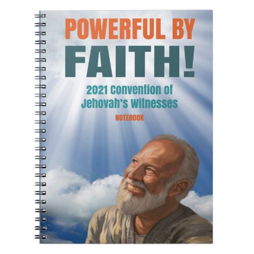 Powerful By Faith Jehovahs Witness JW Gift 2021 Notebook