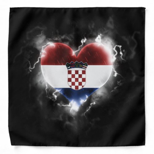 Powerful Croatia Bandana