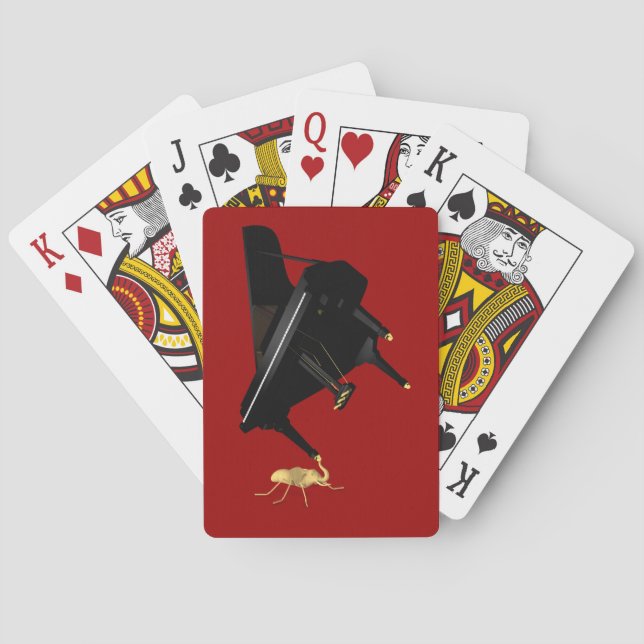 Powerful Eleph-Ant Poker Cards (Back)
