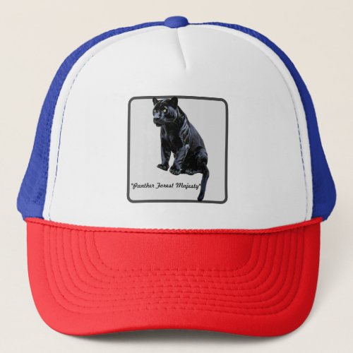 Powerful Forest Panther Trucker Hat