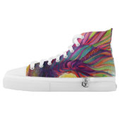 Powerful God High Top Shoes (Left Shoe Outside)