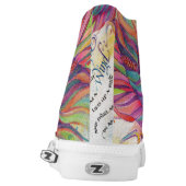 Powerful God High Top Shoes (Left Shoe Back)