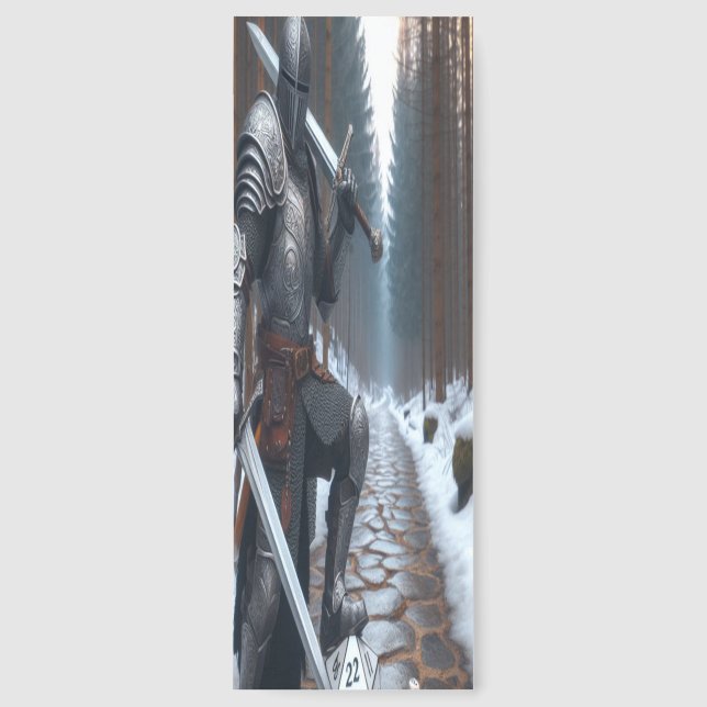 Powerful knight  bookmarks (Front)