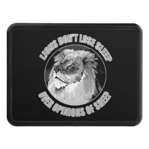 Powerful Lions Strength and Leadership Hitch Cover