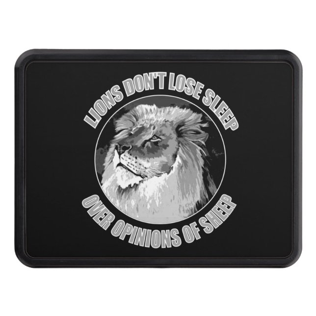 Powerful Lions Strength and Leadership     Hitch Cover (Front)