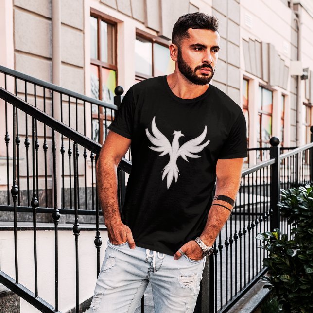 Powerful Modern Phoenix Rising Men's Tshirt (Creator Uploaded)