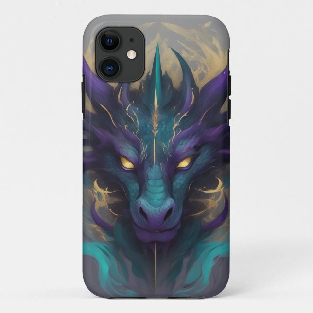 Powerful Mythical Dragon Head Case-Mate iPhone Case (Back)