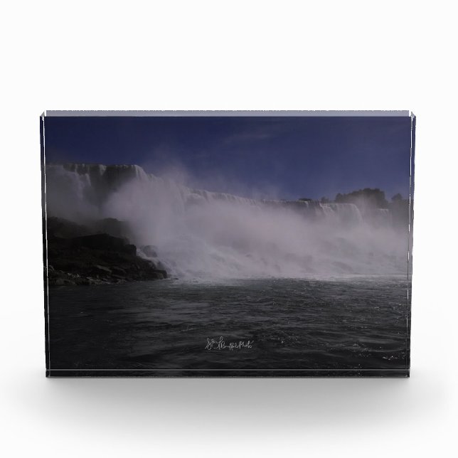 Powerful Niagara Falls Photo Block (Front)