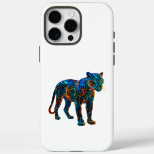 Powerful Panther Art iPhone 16 Pro Max Case