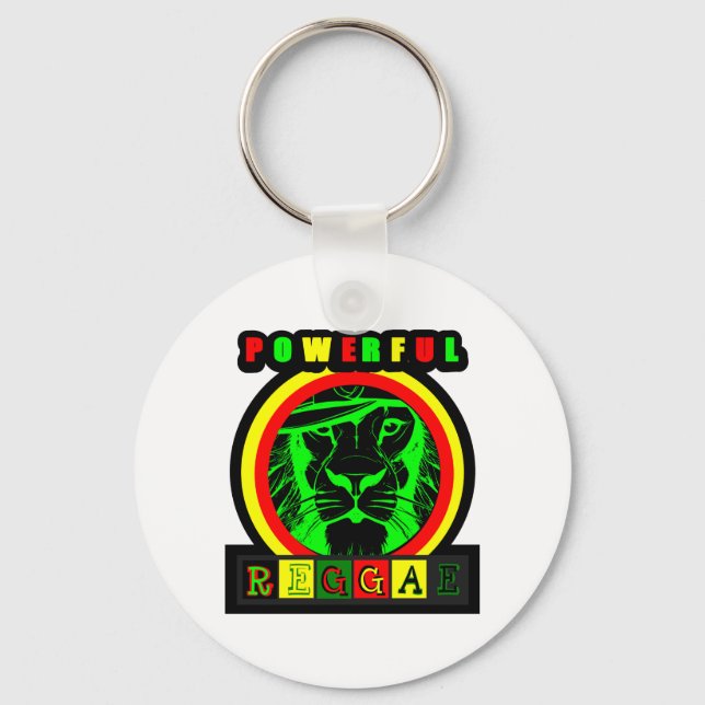 Powerful Reggae Keeper Keychain (Front)