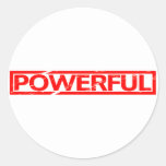 Powerful Stamp Classic Round Sticker