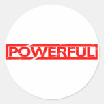 Powerful Stamp Classic Round Sticker