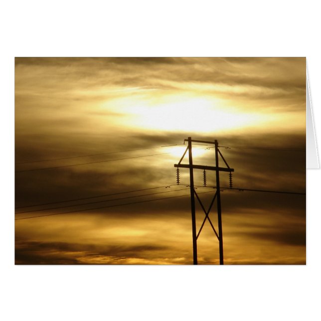 Powerful Sunset Cards (Front Horizontal)