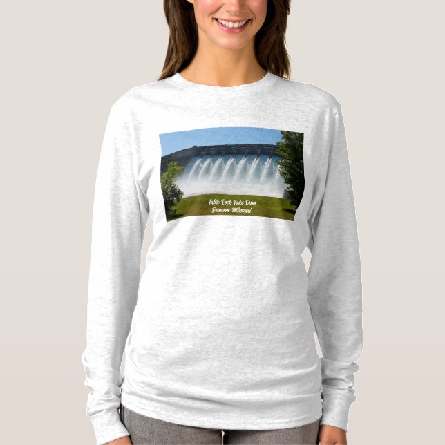 Powerful Table Rock Dam Long Sleeve T-Shirt (Front)