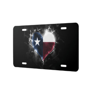 Powerful Texas License Plate