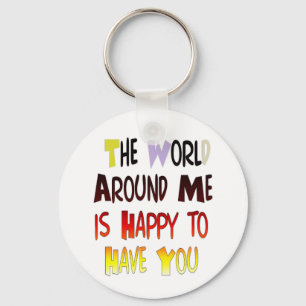 Powerful Welcome Message: A Motivational Quote Keychain