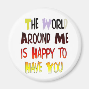 Powerful Welcome Message: A Motivational Quote Magnet