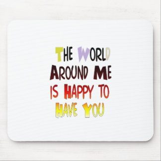 Powerful Welcome Message: A Motivational Quote Mouse Pad