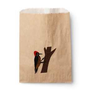 Powerful Woodpecker Favor Bag