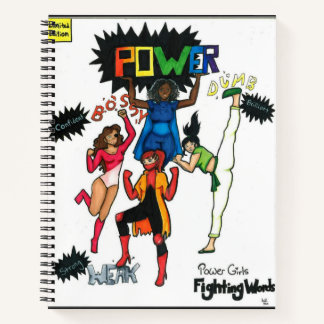 PowerGirls_Fighting Words Notebook