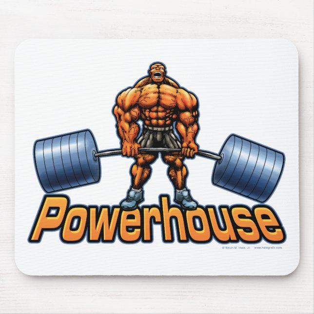 Powerhouse Deadlift Mouse Pad (Front)