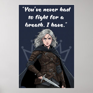 Powerless Book Quote Poster