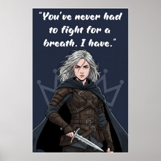 Powerless Book Quote Poster