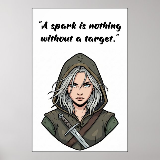 Powerless Book Quote Poster (Front)