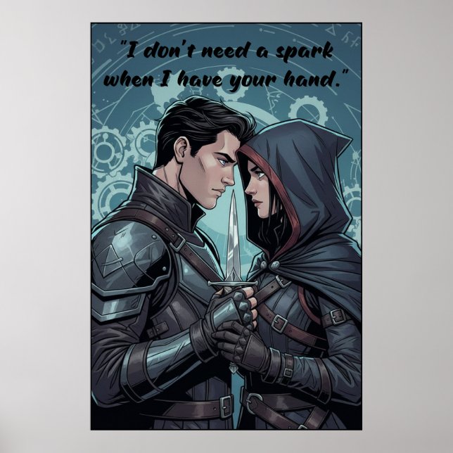 Powerless Book Quote Poster (Front)