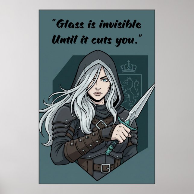 Powerless Book Quote Poster (Front)