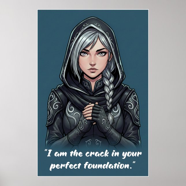 Powerless Book Quote Poster (Front)