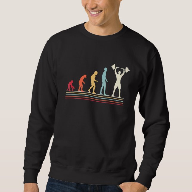 Powerlifter Fitness Weight Lifting Bodybuilder Gym Sweatshirt (Front)
