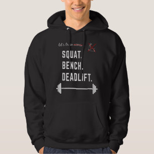 Powerlifting Funny No Biceps Lifting Powerlifter Hoodie