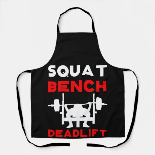 Powerlifting  Squat Bench Deadlift Weightlifting Apron