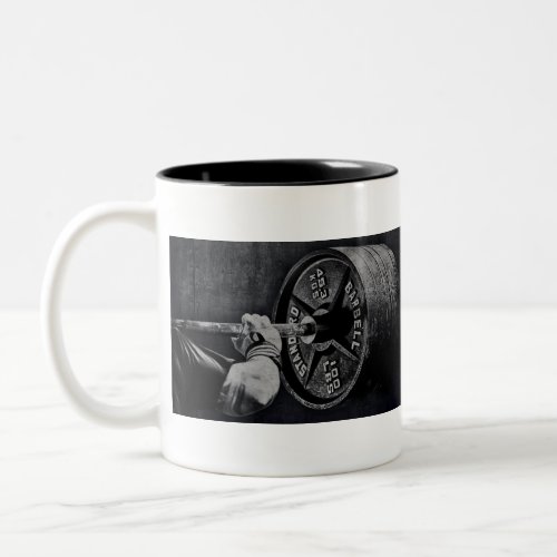 Powerlifting Two_Tone Coffee Mug