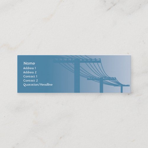 Powerlines - Skinny Business Card Templates