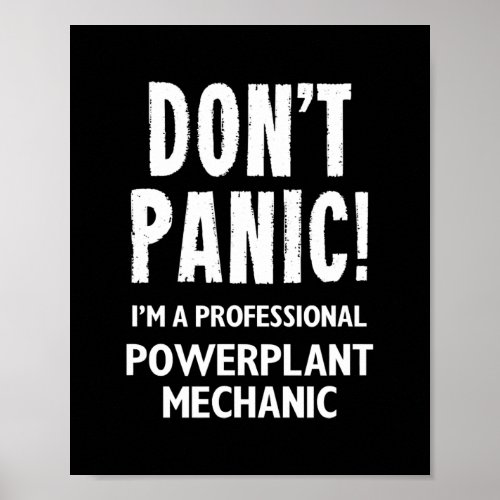 Powerplant Mechanic  Poster