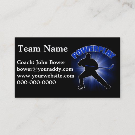 Customizable Powerplay Business Card