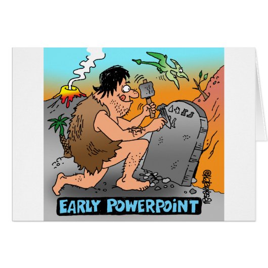 PowerPoint Cartoon Giftware Cards (Front Horizontal)