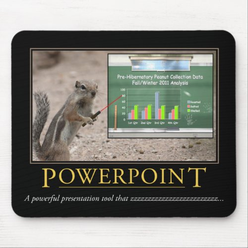 Powerpoint Demotivational Mousepad