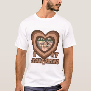 PowerPuff Dingus Brown Heart - GIRLFRIEND T-Shirt