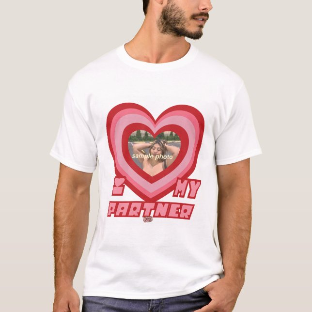 PowerPuff Dingus Heart- PARTNER T-Shirt (Front)
