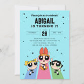 Powerpuff Girls Birthday - Pink Invitation