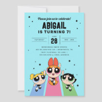 Powerpuff Girls Birthday - Blue Invitation