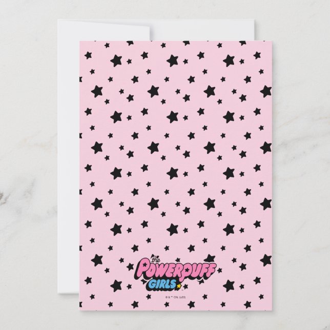 Powerpuff Girls Birthday - Pink Invitation