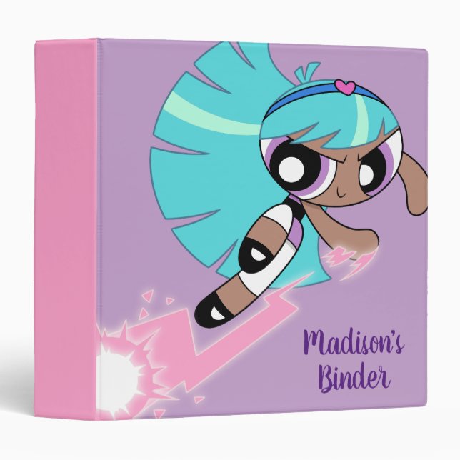 Powerpuff Girls Bliss 3 Ring Binder (Front/Spine)