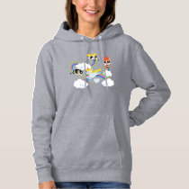 Powerpuff Girls & Donny Rainbow Pattern Hoodie