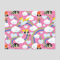 Powerpuff Girls & Donny Rainbow Pattern Invitation Postcard